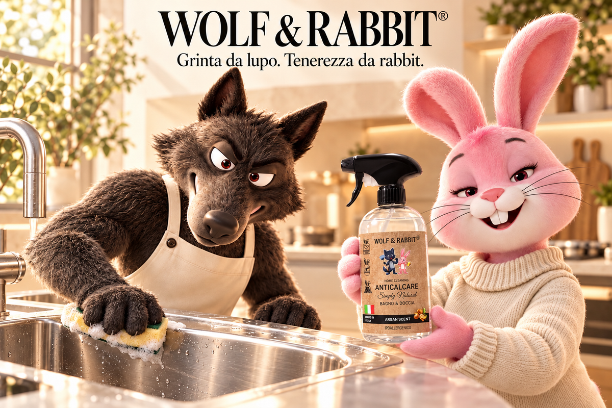 Anticalcare Argan — illustrazione promozionale con mascotte
