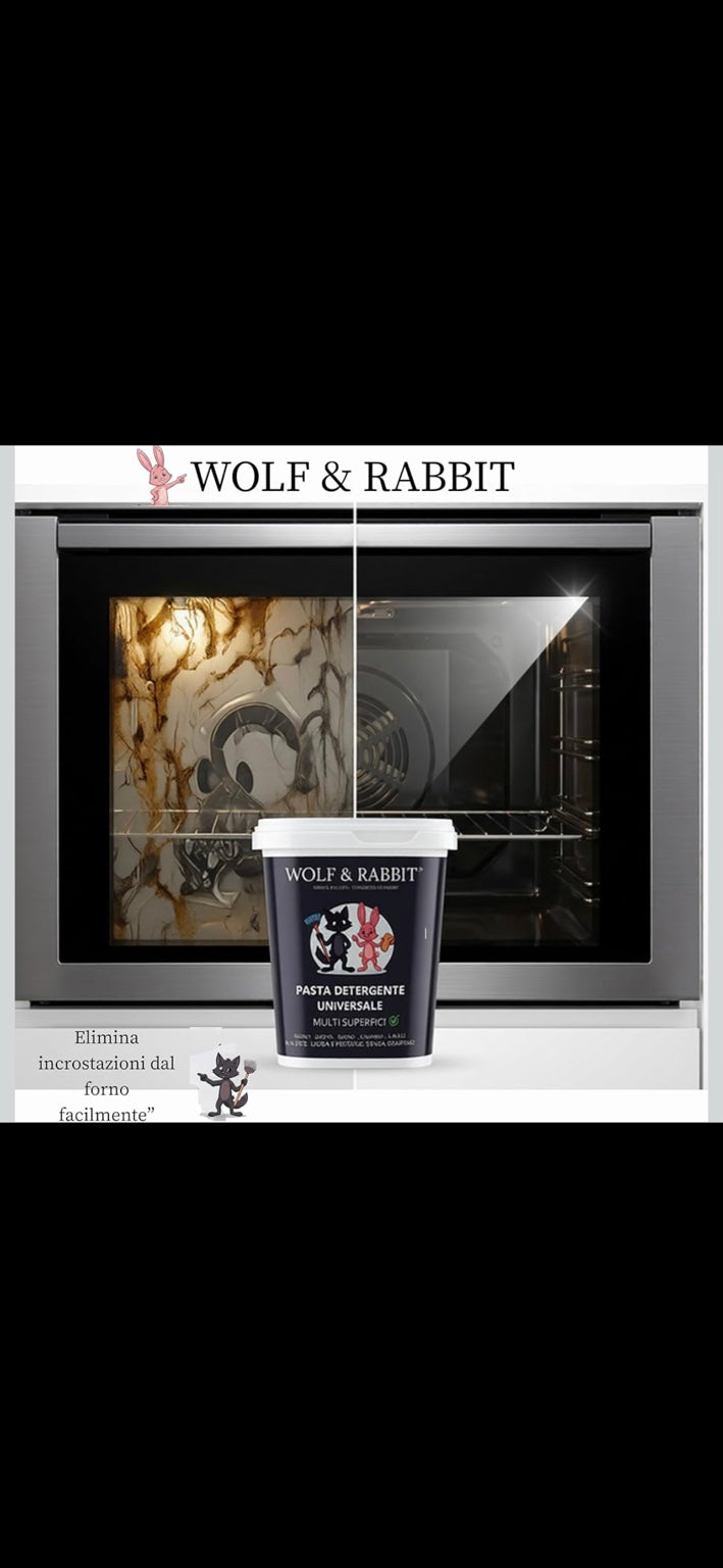 Pasta Pulente WOLF & RABBIT — utilizzo sulle superfici compatibili